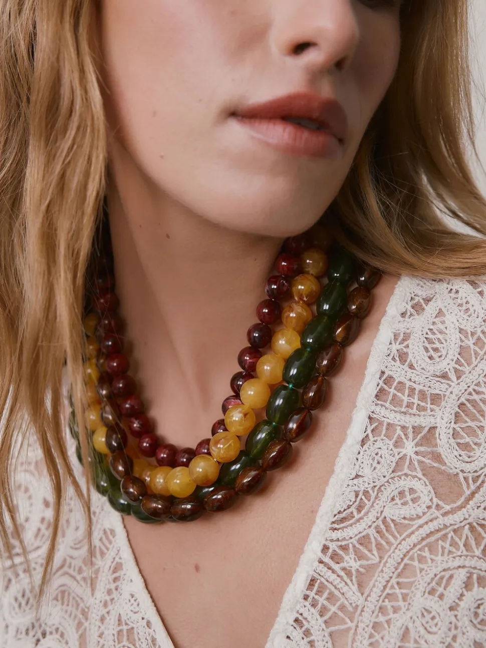 Multicolore - 4 Layer Beaded Necklace