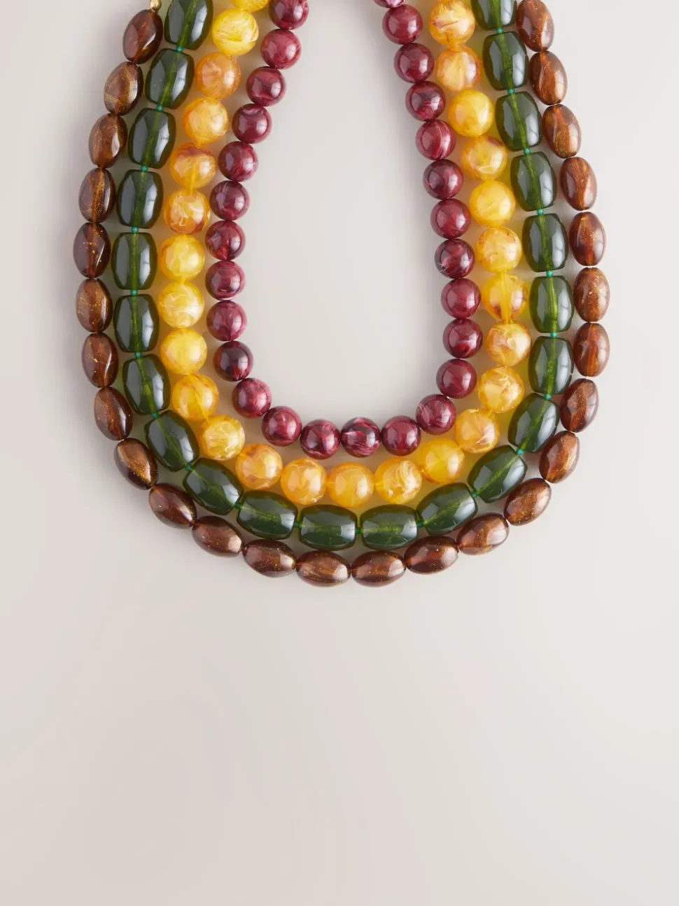 Multicolore - 4 Layer Beaded Necklace