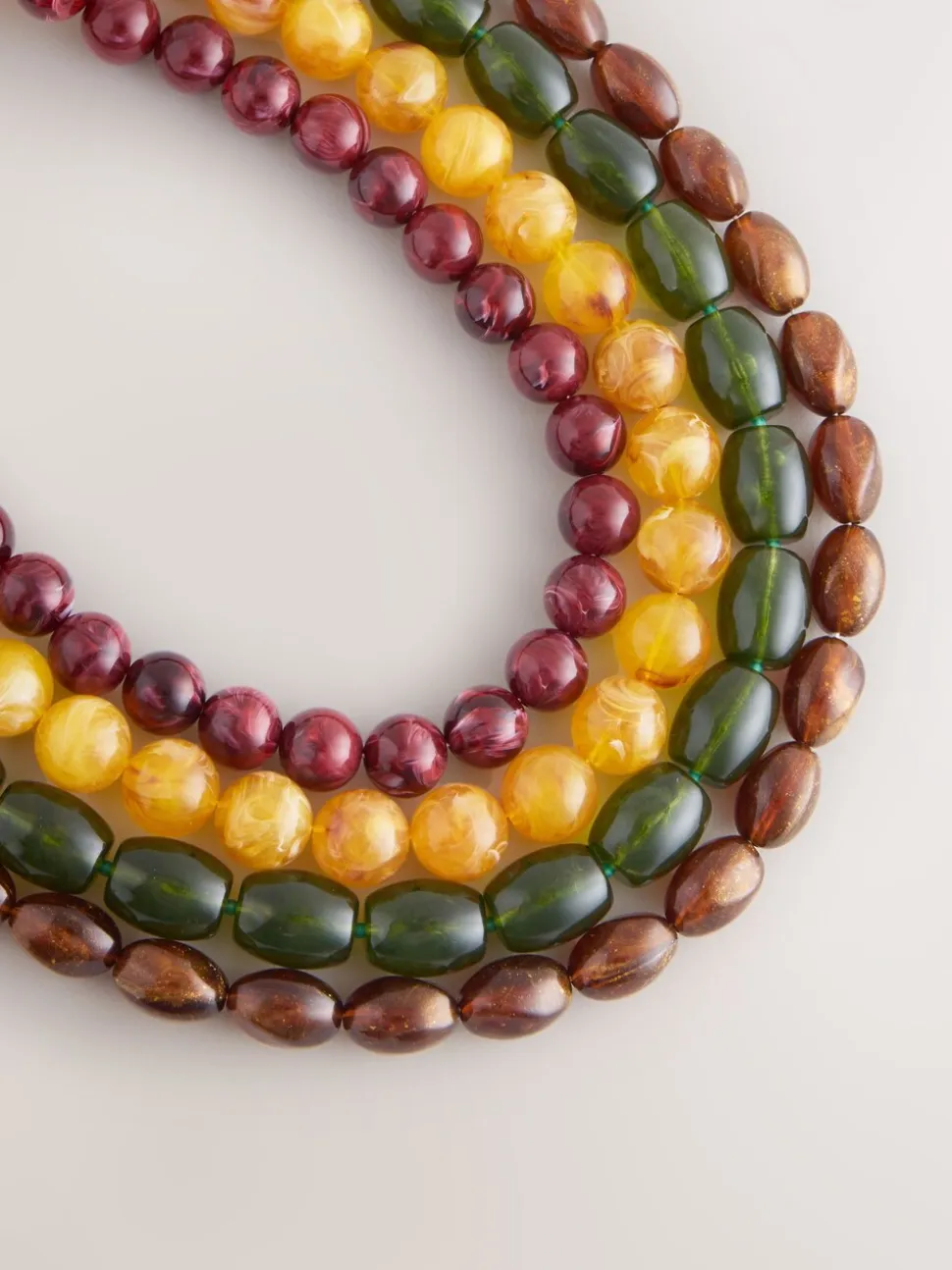 Multicolore - 4 Layer Beaded Necklace