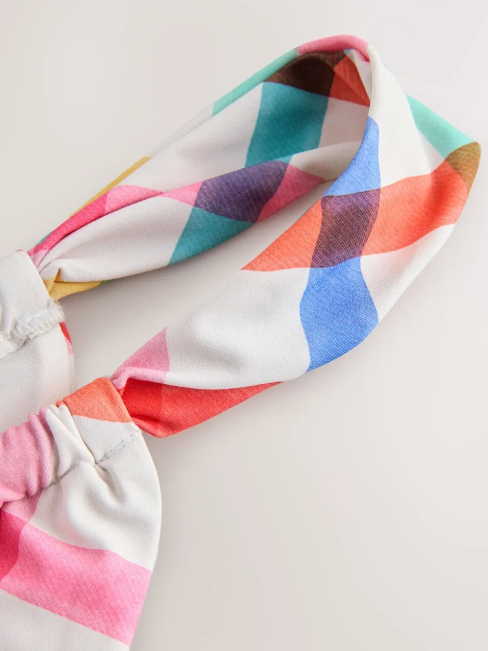 Multicolore/Blanc à Carreaux vifs - Bas de bikini