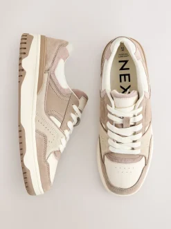neutre - Baskets épaisses à lacets avec empiècements Forever Comfort®