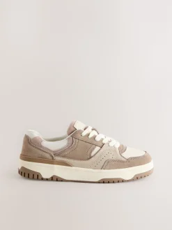 neutre - Baskets épaisses à lacets avec empiècements Forever Comfort®