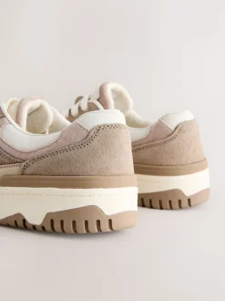 neutre - Baskets épaisses à lacets avec empiècements Forever Comfort®