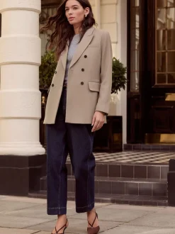 neutre - Blazer N. Premium en sergé de laine Blend