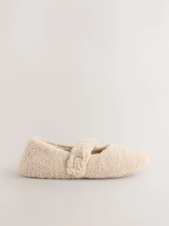 neutre - Chaussons Borg Ballet