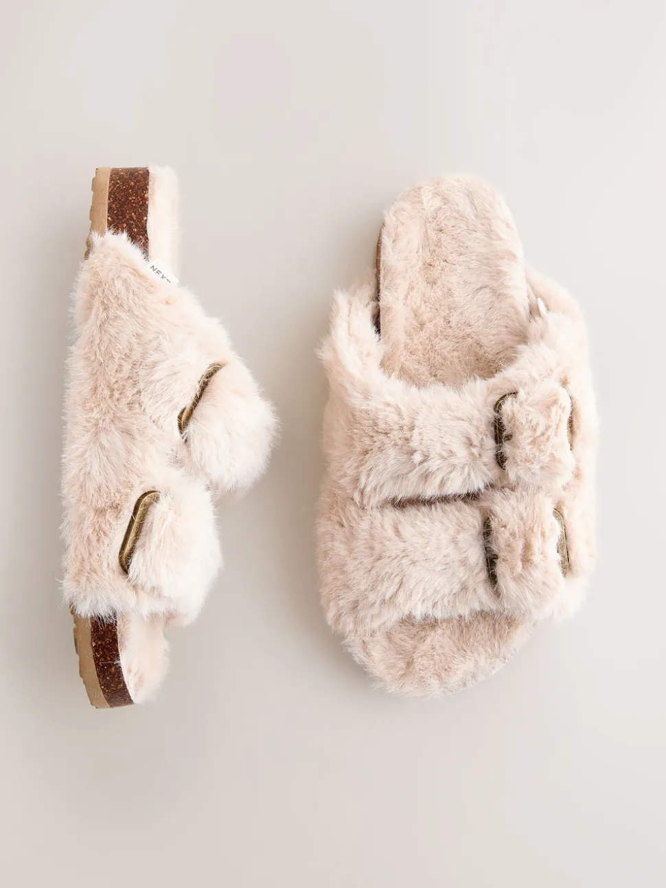 neutre - Chaussons confort avec semelle plantaire