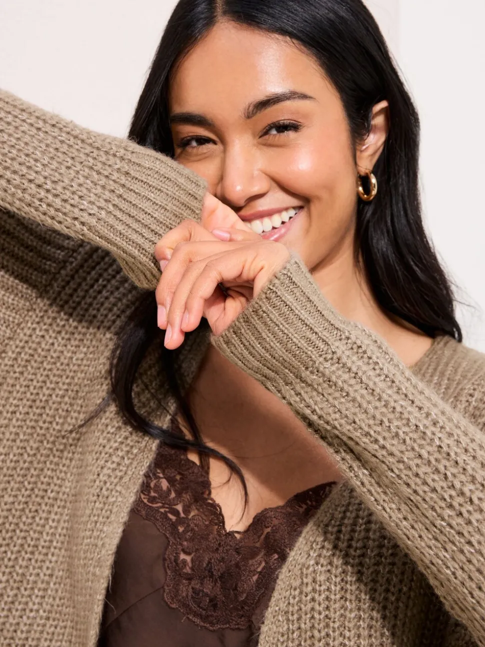 neutre - Friends Like These cardigan long épais