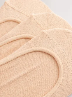 neutre - Lot de 3 paires de chaussettes invisibles décolleté