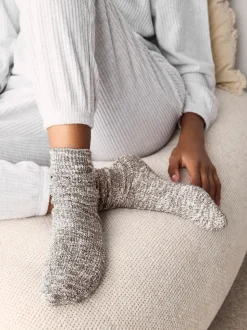 neutre - Lot de 3 paires de chaussettes en coton souple