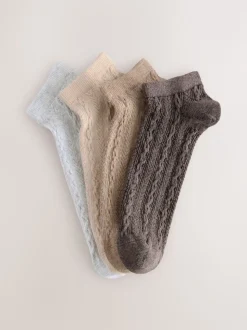 neutre - Lot de chaussettes de sport en câble 4