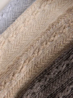 neutre - Lot de chaussettes de sport en câble 4
