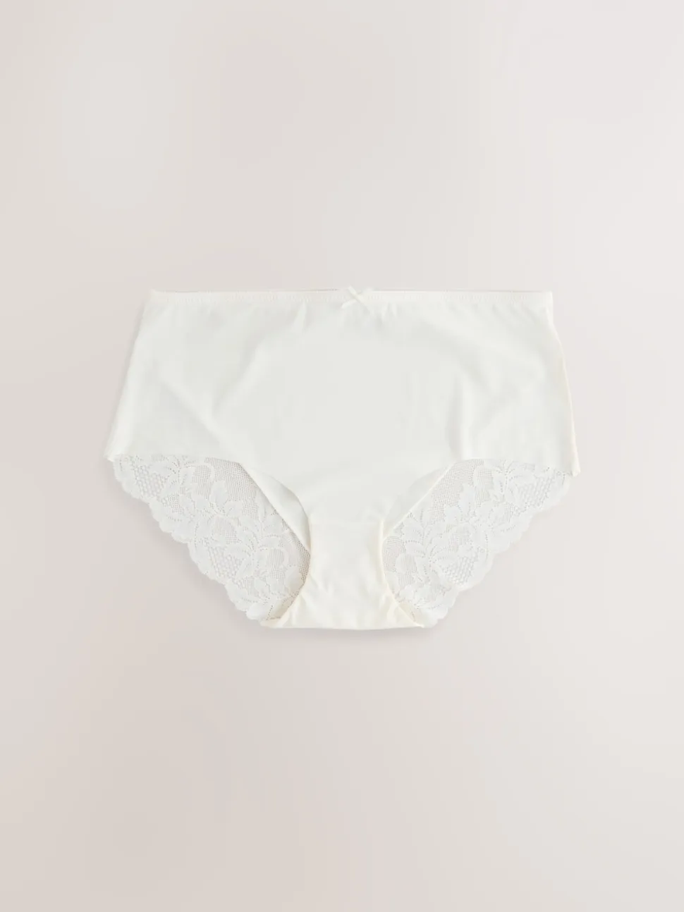 neutre - No VPL Lace Back Briefs 5 Pack