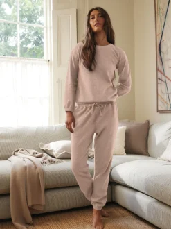 neutre - Pyjama à manches longues Cosy Waffle