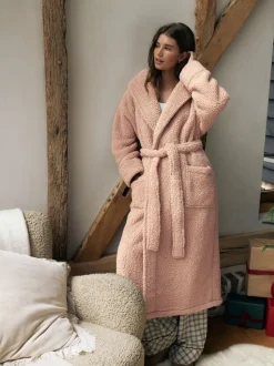 neutre - Robe de chambre en peluche