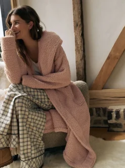 neutre - Robe de chambre en peluche