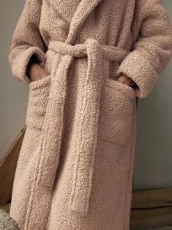 neutre - Robe de chambre en peluche