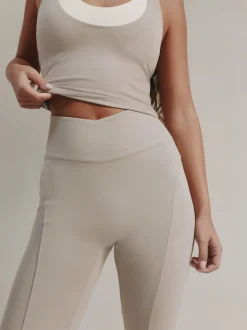 neutre - soi-même. Leggings évasés taille haute