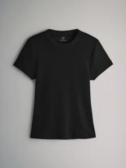 neutre - The Set lot de 5 t-shirts côtelés à manches courtes