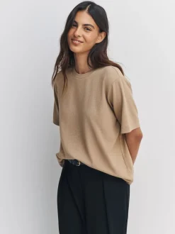 neutre - T-shirt N. Premium confortable à Manches courtes et Col rond