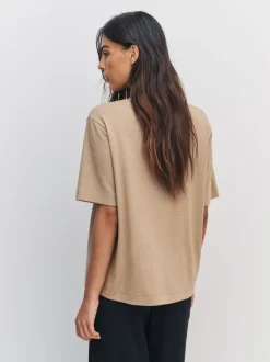 neutre - T-shirt N. Premium confortable à Manches courtes et Col rond