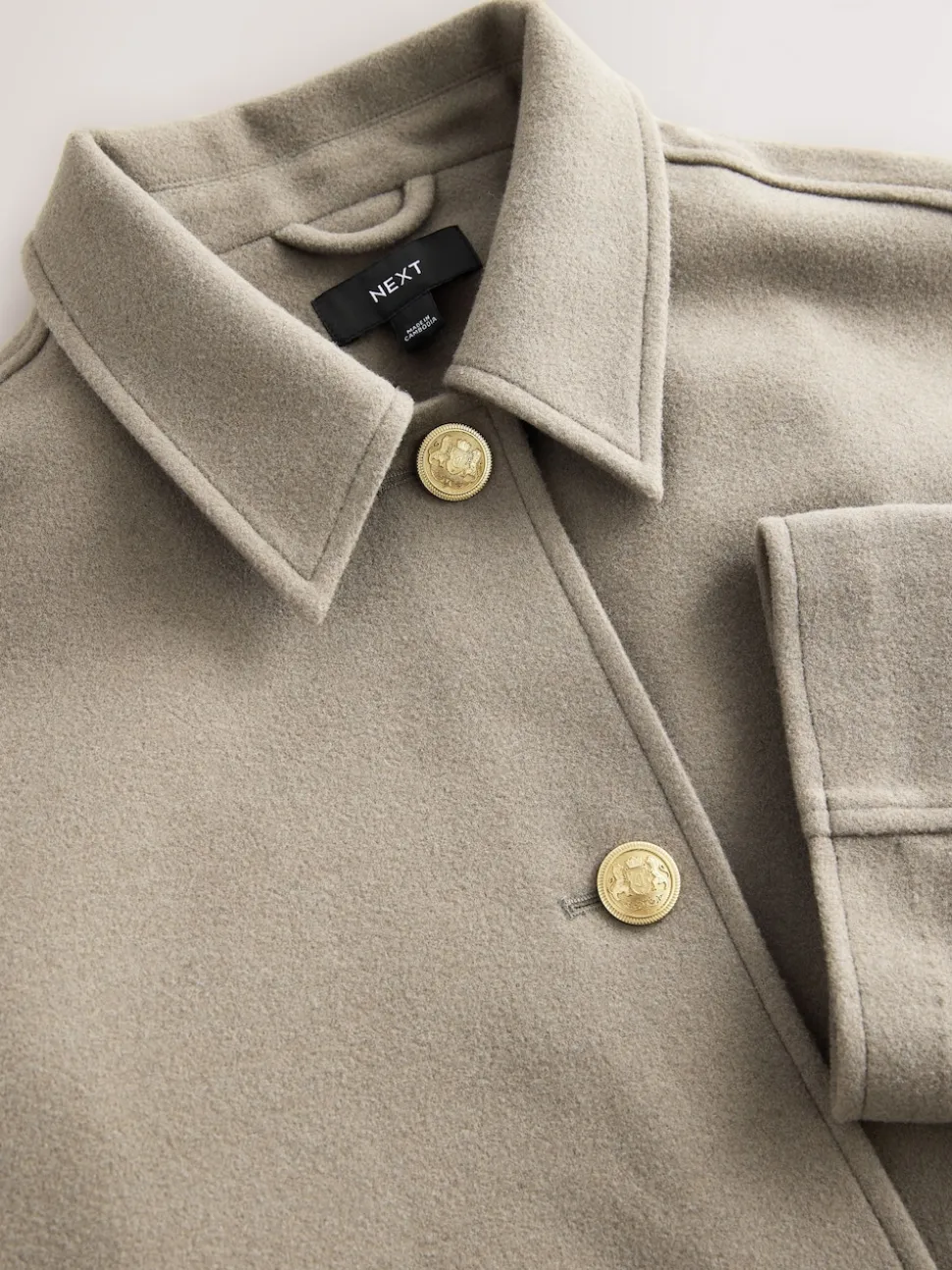 neutre - Veste brossée à col