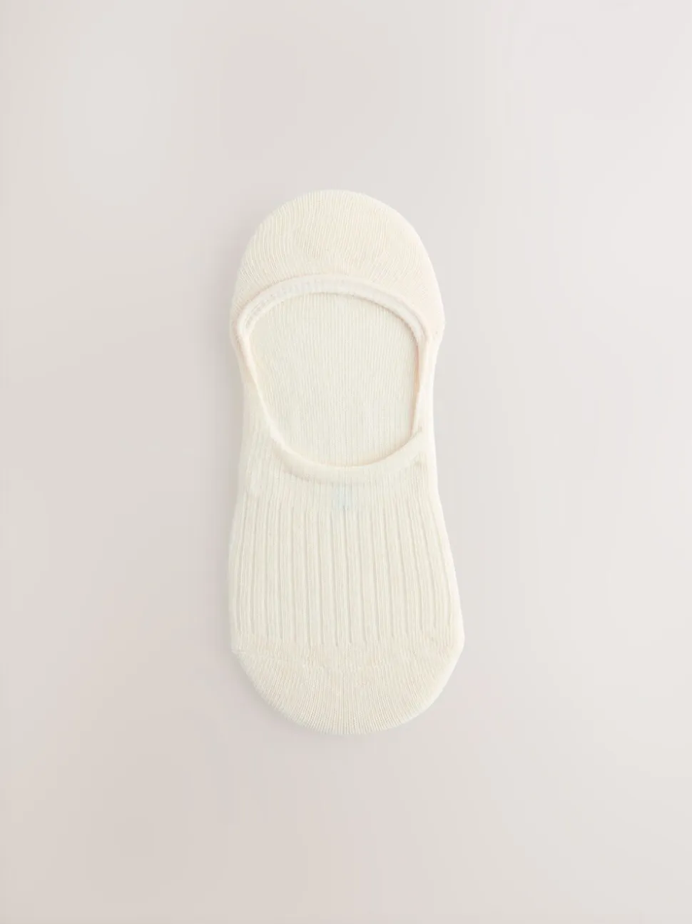 Neutre côtelé - Paquet de chaussettes invisibles 4