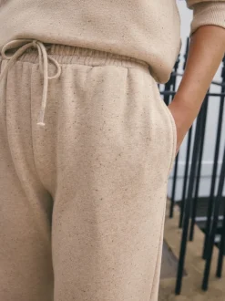 Neutre texturé moucheté - Jogging Essential large en jersey