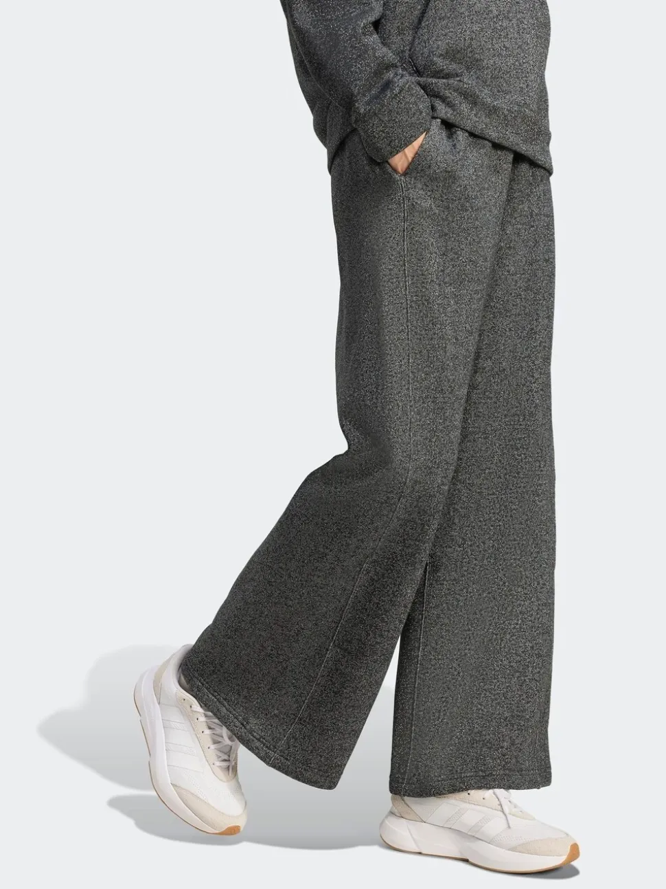 Noir - adidas Survêtement ample en polaire pailletée fêtes