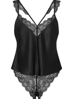 Noir - Ann Summers - Admiring Satin Lace Cami Set