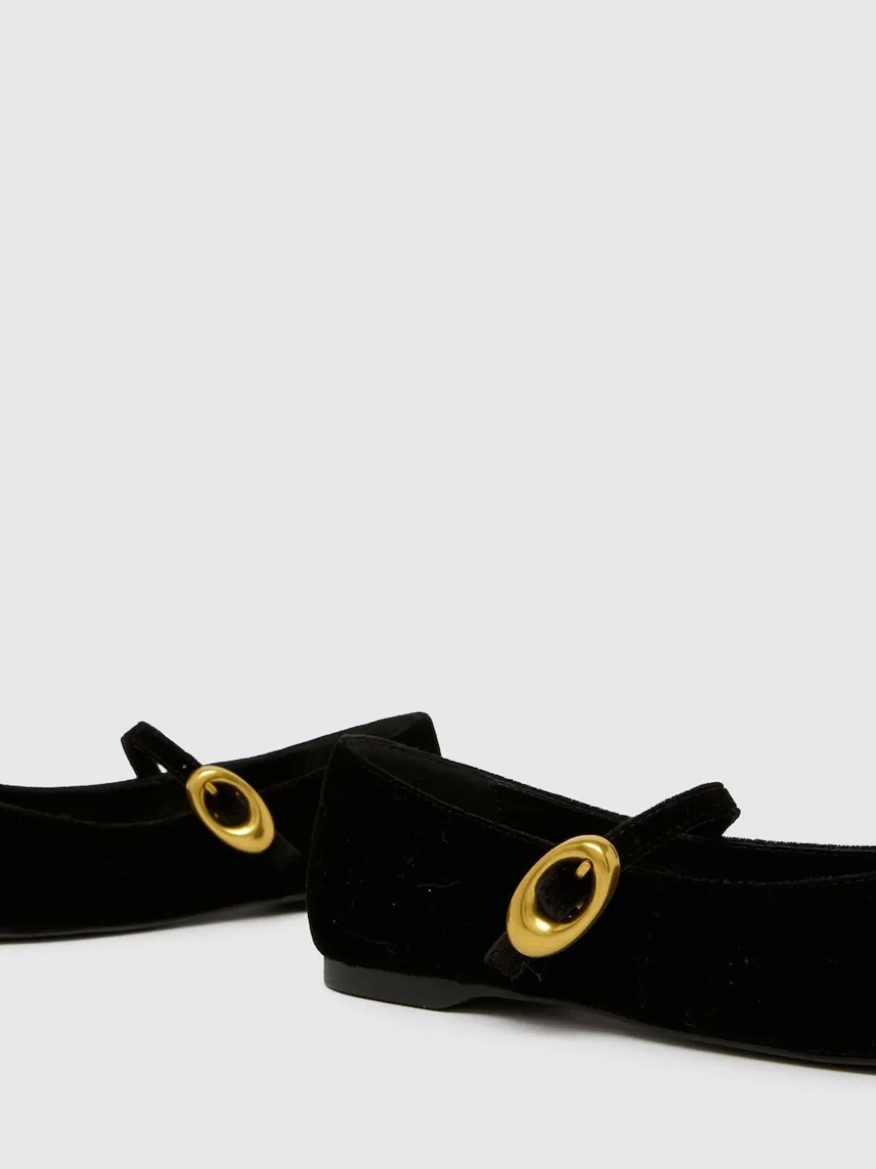 Noir - Ballerine Schuh EC Lune en velours