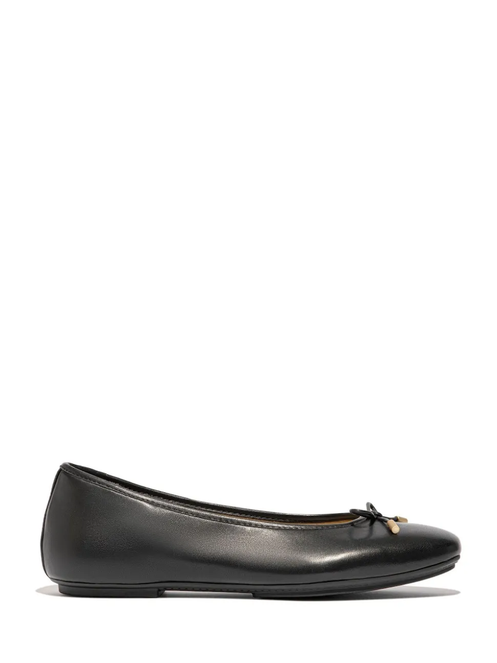 Noir - Ballerines FitFlop Dericato Noeud en cuir souple
