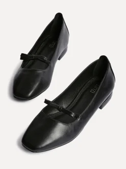 Noir - Ballerines Linzi Cressida avec nœud