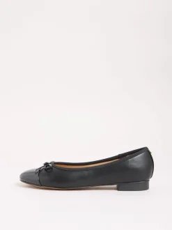 Noir - Ballerines Lipsy vernies à bout ouvert