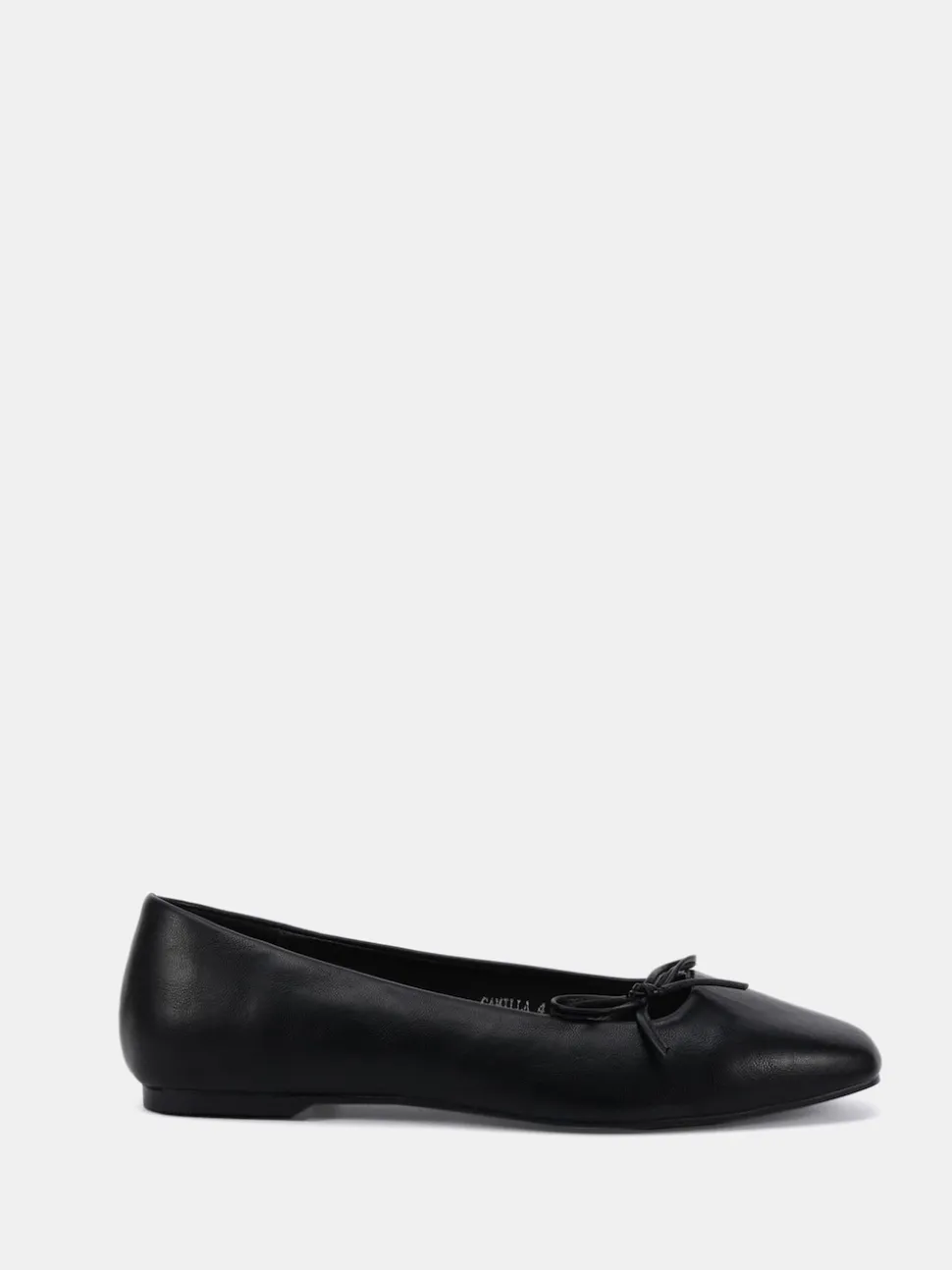 Noir - Ballerines Novo Camilla à nœud asymétrique