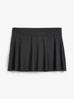 Noir - Bas de bikini jupe de bain