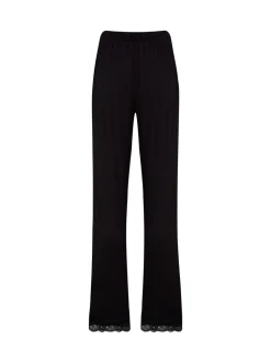 Noir - Bas de pyjama Pour Moi Sofa Loves en jersey doux en dentelle