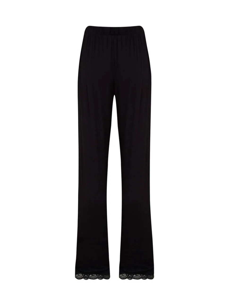 Noir - Bas de pyjama Pour Moi Sofa Loves en jersey doux en dentelle