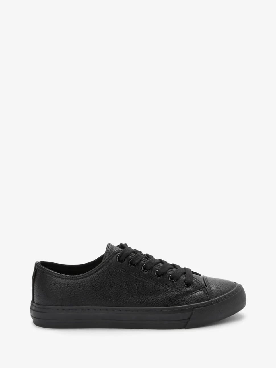 Noir - Baskets de baseball vernies