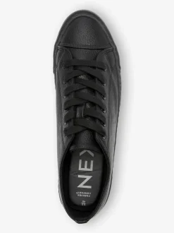 Noir - Baskets de baseball vernies