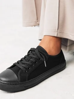 Noir - Baskets de baseball en toile
