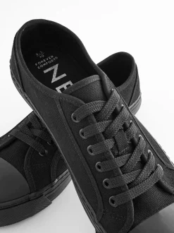 Noir - Baskets de baseball en toile