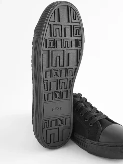 Noir - Baskets de baseball en toile