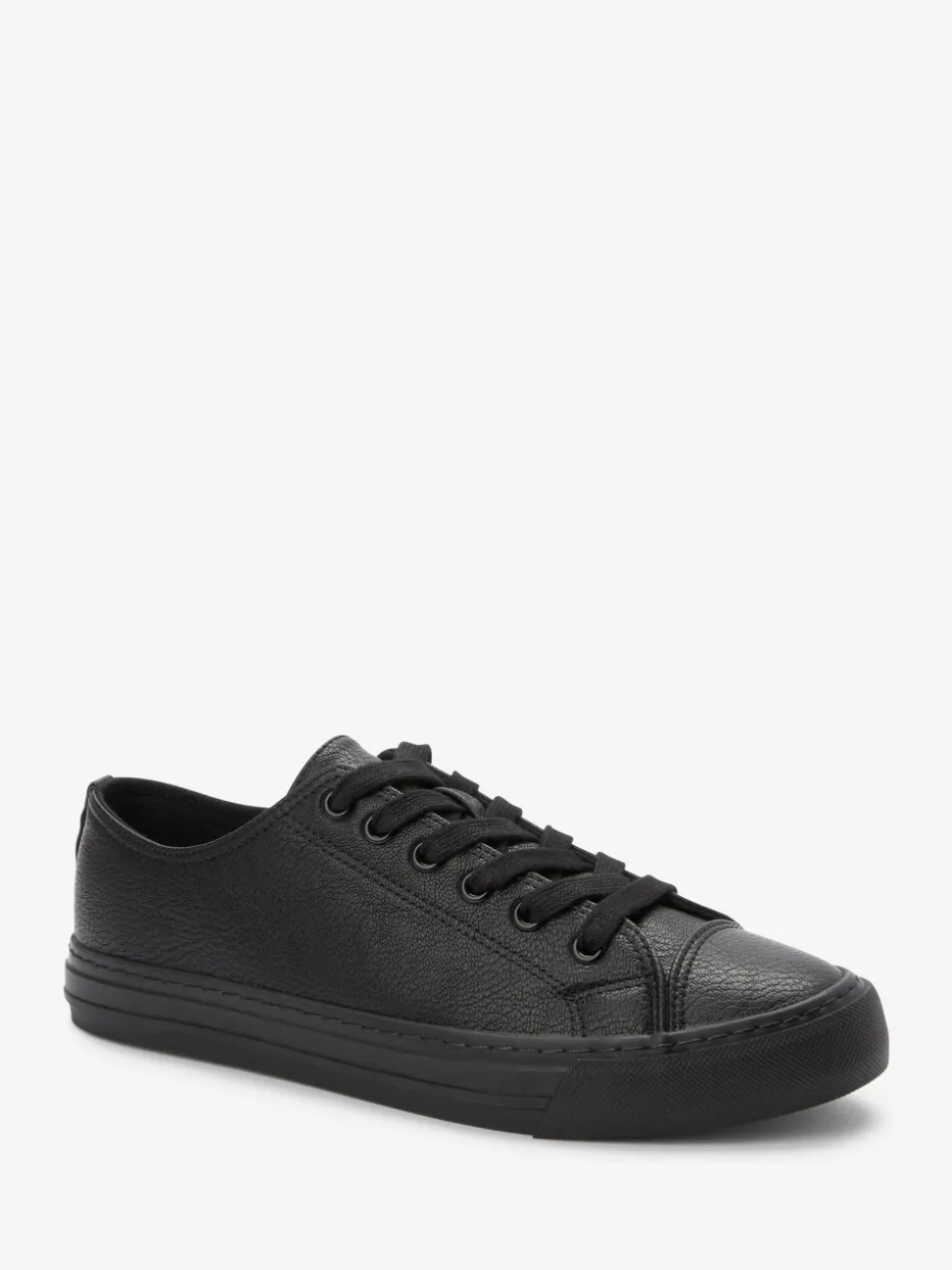 Noir - Baskets de baseball vernies