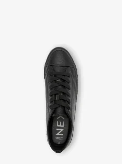 Noir - Baskets de baseball vernies