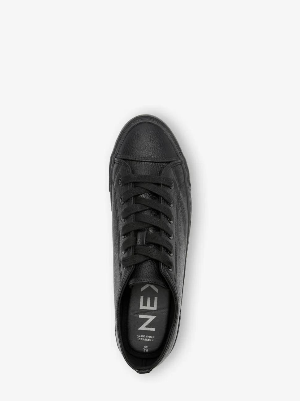 Noir - Baskets de baseball vernies