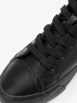 Noir - Baskets de baseball vernies