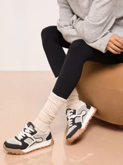 Noir - Baskets de sport Lipsy À lacets Chunky Tapis de couloir