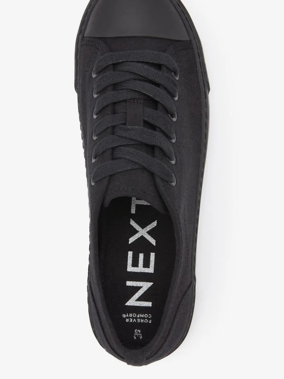 Noir - Baskets en toile style baseball