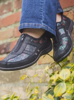 Noir - Baskets Pavers en cuir