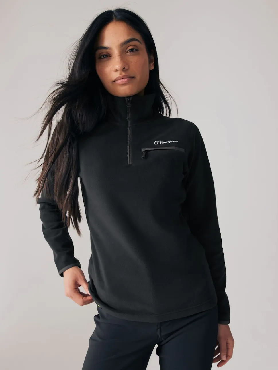 Noir - Berghaus Prism 2.0 Polaire à col zippé